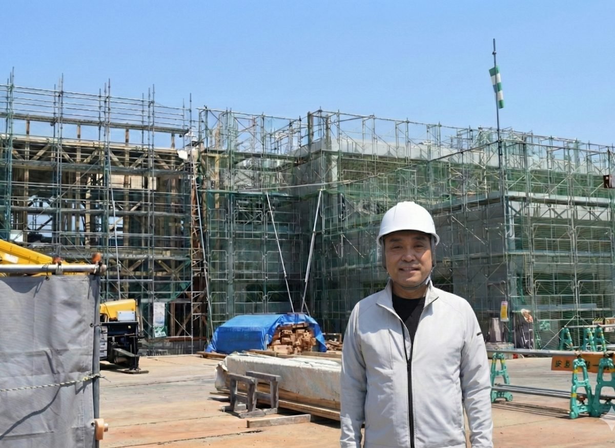 現場での代表 青柳信行